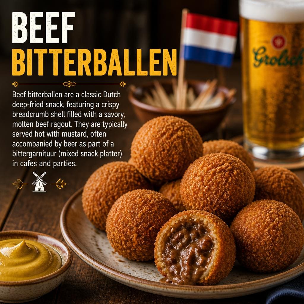 Beef Bitterballen Six Ounces Coffee